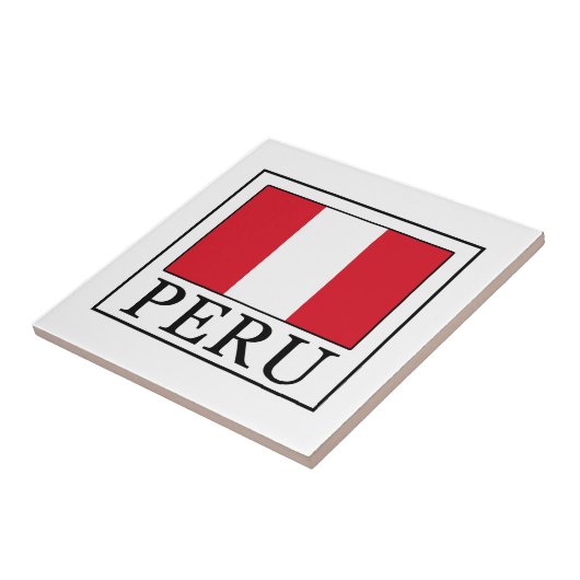 Peru Tegeltje (Zijkant)
