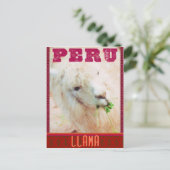 Peru Travel Briefkaart - De Llamas van Peru (Staand voorkant)