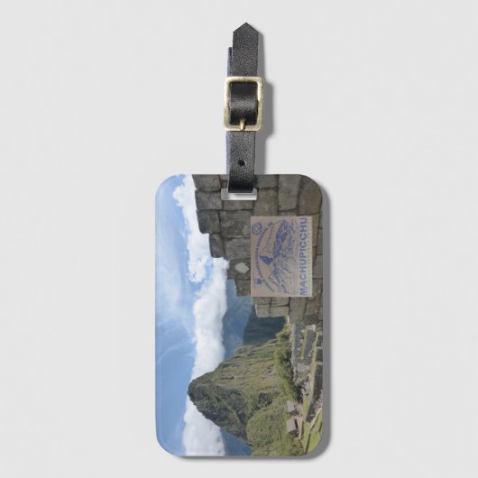 Peru Travel Destination Bagagelabel (Voorkant (verticaal))