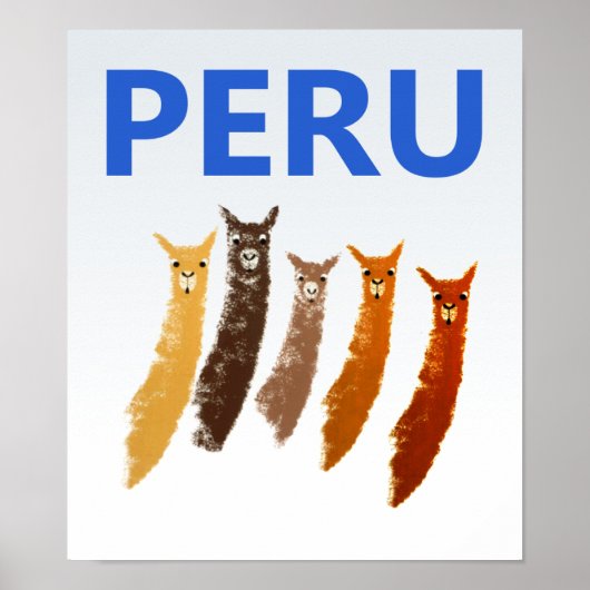 Peru Travel Poster (Voorkant)