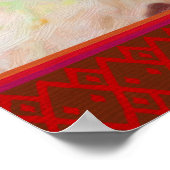 Peru Travel Poster - De Llamas van Peru (Hoek)