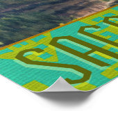 Peru Travel Poster - Incan Sacred Valley (Hoek)