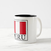 Peru Tweekleurige Koffiemok (Voorkant rechts)