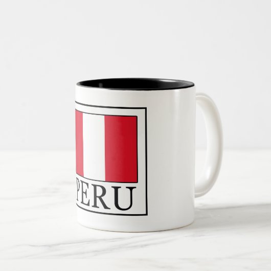 Peru Tweekleurige Koffiemok (Voorkant rechts)