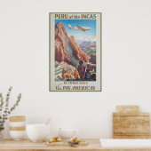 Peru van de Inca's in Drie Dagen Via Pan American Poster (Keuken)