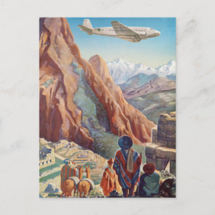  Peru van de Incas via Pan American Travel Briefkaart