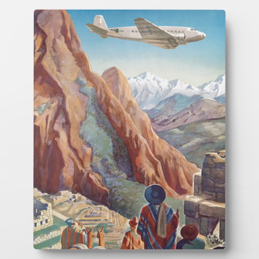 Peru van de Incas via Pan American Travel Fotoplaat (Voorkant)