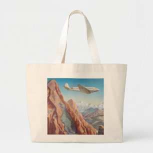 Peru van de Incas via Pan American Travel Grote Tote Bag