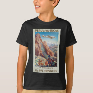  Peru van de Incas via Pan American Travel T-shirt