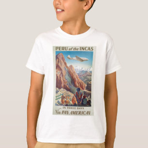  Peru van de Incas via Pan American Travel T-shirt