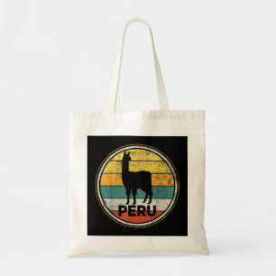 Peru Vicuna Peruvian Retro Tote Bag