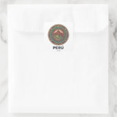 PERU VIERKANTE STICKER (Tas)