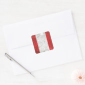 Peru Vierkante Sticker (Envelop)