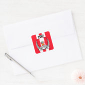 Peru Vierkante Sticker (Envelop)