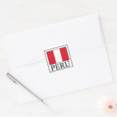 Peru Vierkante Sticker (Envelop)