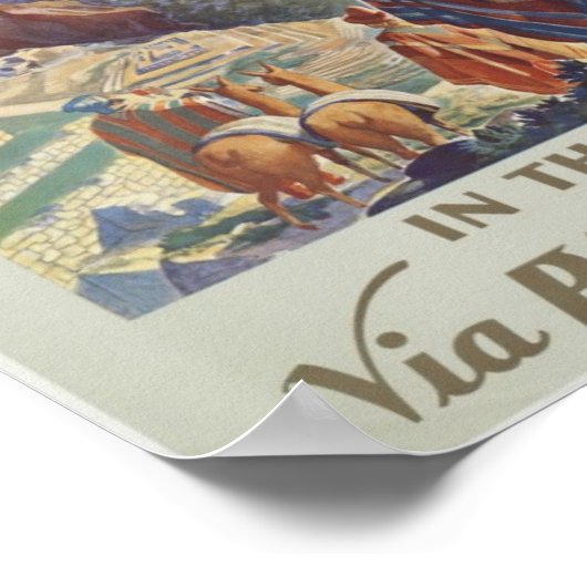 Peru Vintage Travel Poster (Hoek)