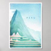 Peru Vintage Travel Poster (Voorkant)