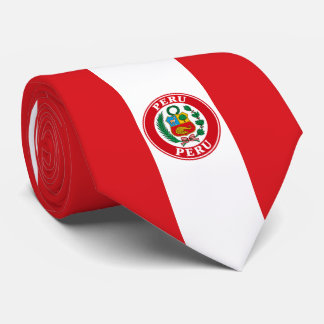 Peru Vlag Halsband, Stijlvolle Peruviaanse Vlag St Stropdas