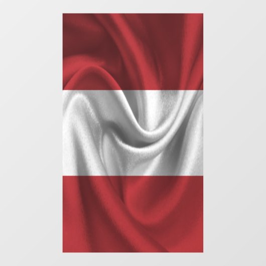 Peru Vlag Raamsticker (Vel)