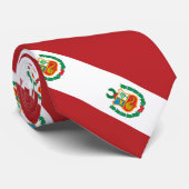 Peru Vlag Stropdas (Opgerold)
