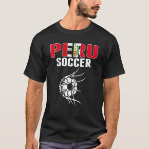 Peru Voetbal in netto - goeroes Football S T-shirt