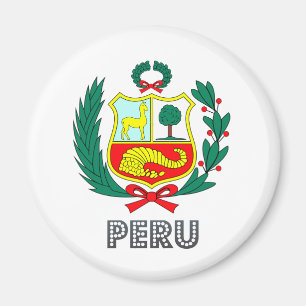 Peru-wapenschild Magneet
