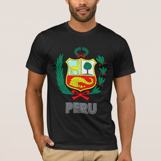 Peru-wapenschild T-shirt (Voorkant)