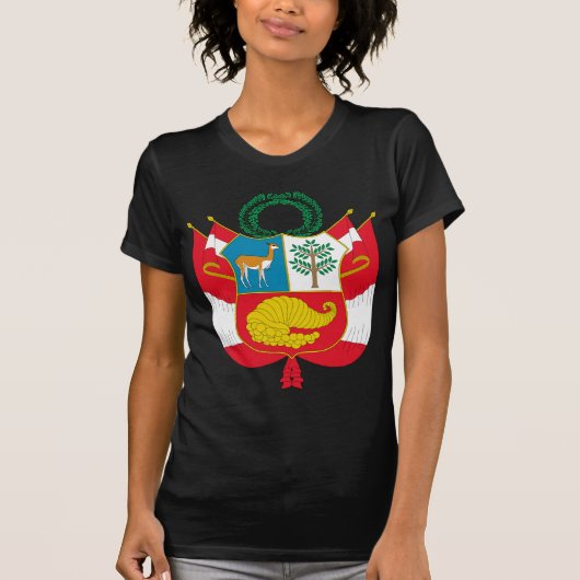 Peru-wapenschild T-shirt (Voorkant)