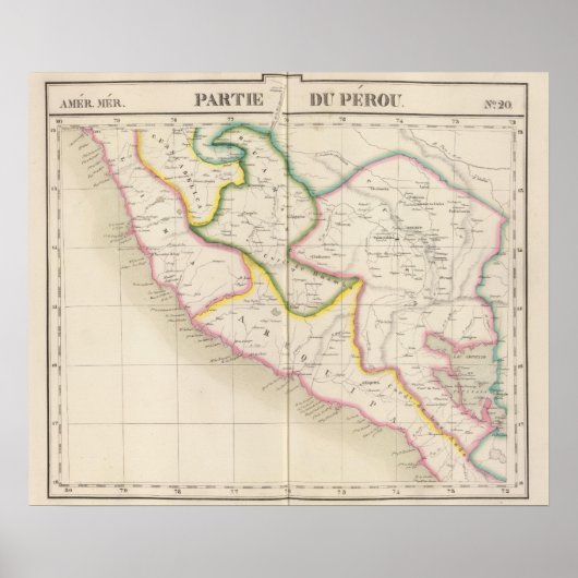 Peru, Zuid-Amerika 20 Poster (Voorkant)