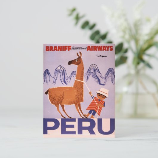 Peru/Zuid-Amerika Briefkaart (Staand voorkant)