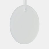 , Peruaans, Buff en White Guinea Pig Face Glas Ornament (Voorkant Rechts)