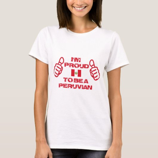 Peruaans ontwerp t-shirt (Voorkant)