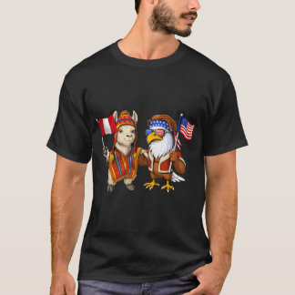Peruaanse Amerikaanse wortels T-shirt