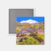 Peruaanse Andes Mountain Uitzicht #1 Magneet (Voorkant / Achterkant)