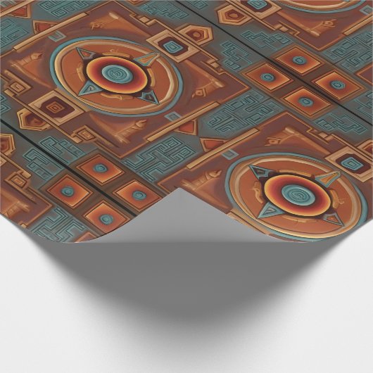 Peruaanse Andes Spirit: Chakana Essence Cadeaupapier (Hoek)