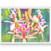 Peruaanse bloemen Vinyl Sticker