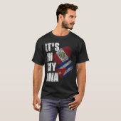 Peruaanse en Cubaanse Mix DNA-vlag T-shirt (Voorkant volledig)