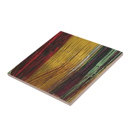 Peruaanse kleuren tegeltje (Zijkant)