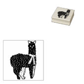 Peruaanse lama kunststempel rubberstempel (Gestempeld)