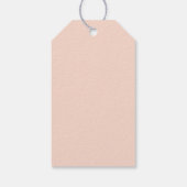 Peruaanse lelie pastelkleur lint labels voor begra cadeaulabel (Achterkant)