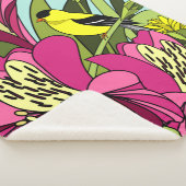 Peruaanse Lilies Sherpa Deken (3/4)