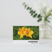 Peruaanse Lilies Visitekaartje (Staand voorkant)