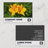 Peruaanse Lilies Visitekaartje (Voorkant / Achterkant)