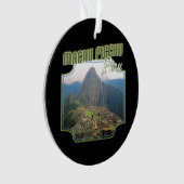 Peruaanse Machu Picchu Ruïnes - Huayna Picchu Ornament (voorkant)