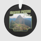 Peruaanse Machu Picchu Ruïnes - Huayna Picchu Ornament (voorkant)