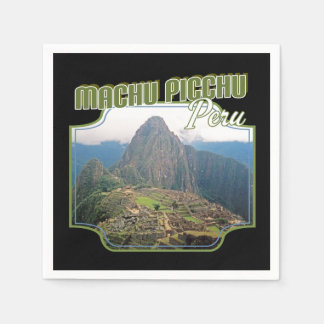 Peruaanse Machu Picchu Ruïnes - Huayna Picchu Servet