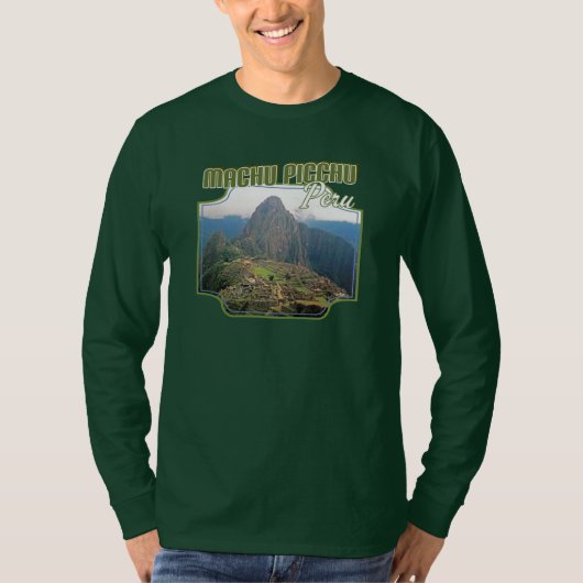 Peruaanse Machu Picchu Ruïnes - Huayna Picchu T-shirt (Voorkant)
