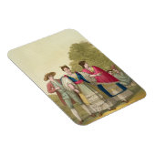 Peruaanse Mannen en vrouwen in traditioneel kostuu Magneet (Rechterzijde)