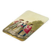 Peruaanse Mannen en vrouwen in traditioneel kostuu Magneet (Linkerzijde)