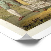 Peruaanse Mannen en vrouwen in traditioneel kostuu Poster (Hoek)